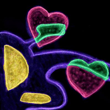Neon hearts